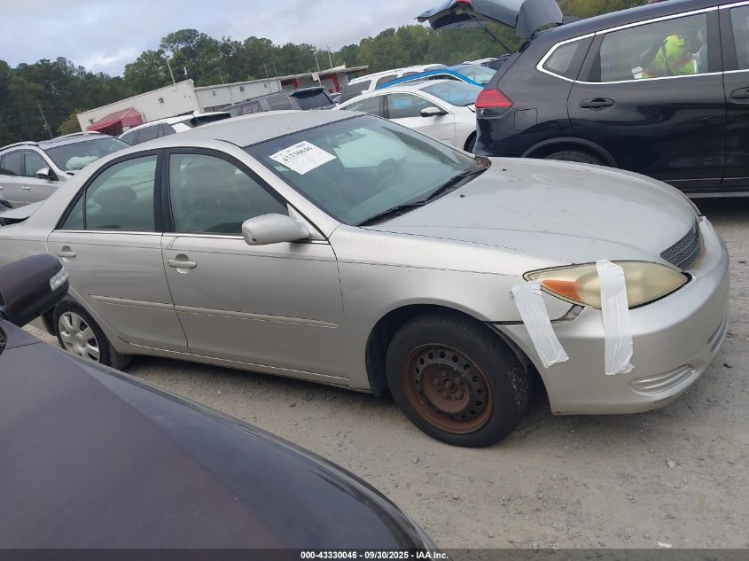 2004 Toyota Camry Le VIN: 4T1BE32K34U820920 Lot: 43330046