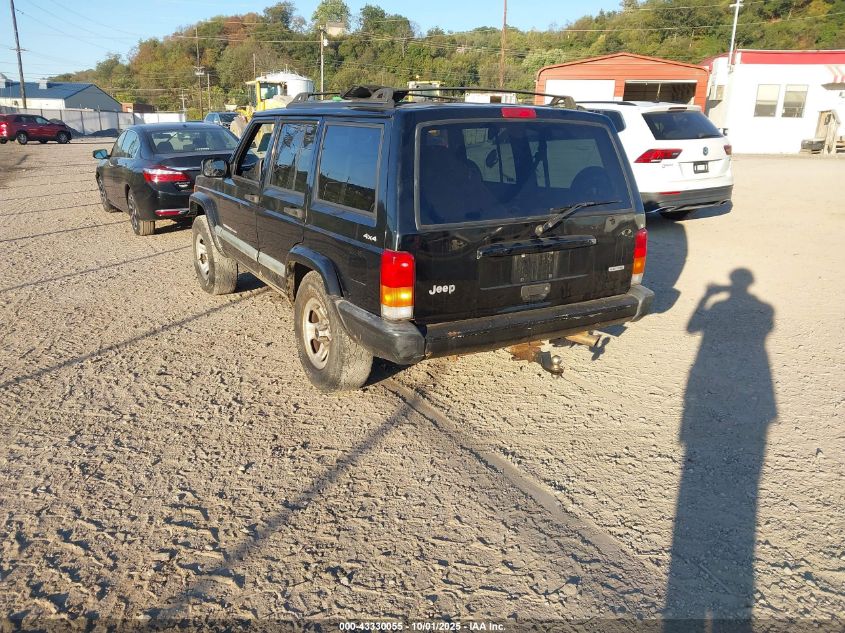2000 Jeep Cherokee Sport VIN: 1J4FF48S1YL255685 Lot: 43330055