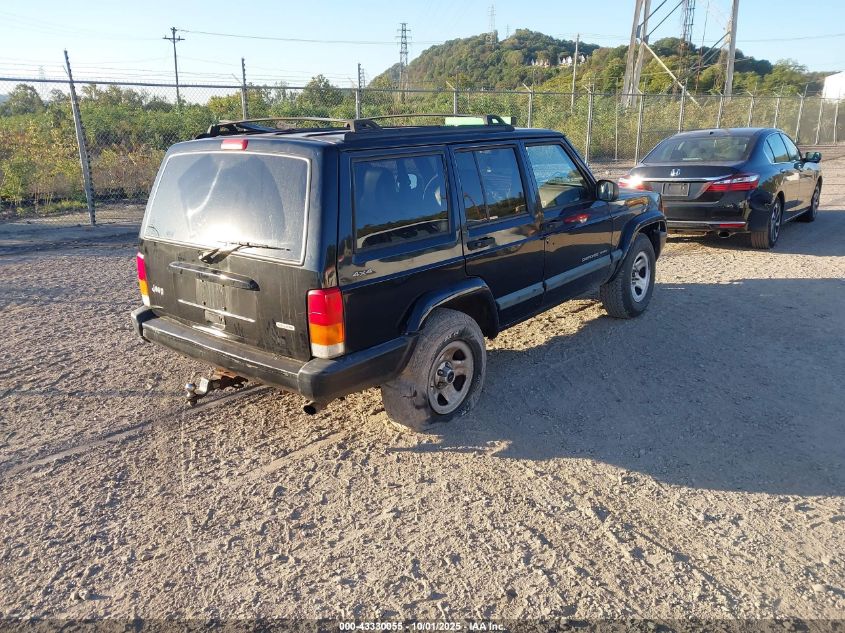 2000 Jeep Cherokee Sport VIN: 1J4FF48S1YL255685 Lot: 43330055