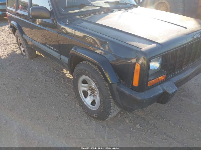 2000 Jeep Cherokee Sport VIN: 1J4FF48S1YL255685 Lot: 43330055