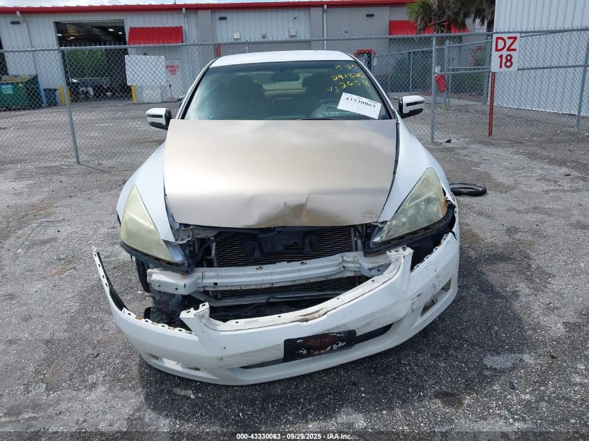 2006 Honda Accord 2.4 Se VIN: 1HGCM56386A132654 Lot: 43330063