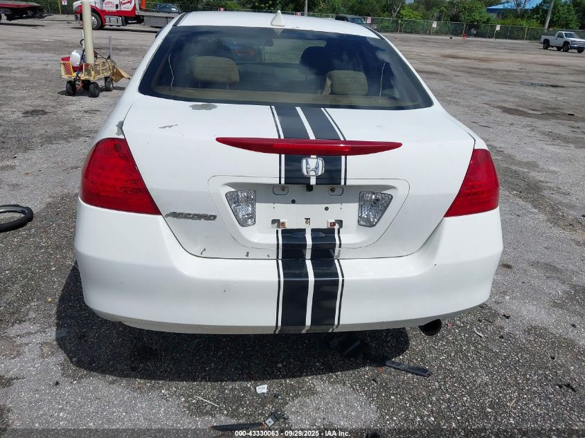 2006 Honda Accord 2.4 Se VIN: 1HGCM56386A132654 Lot: 43330063