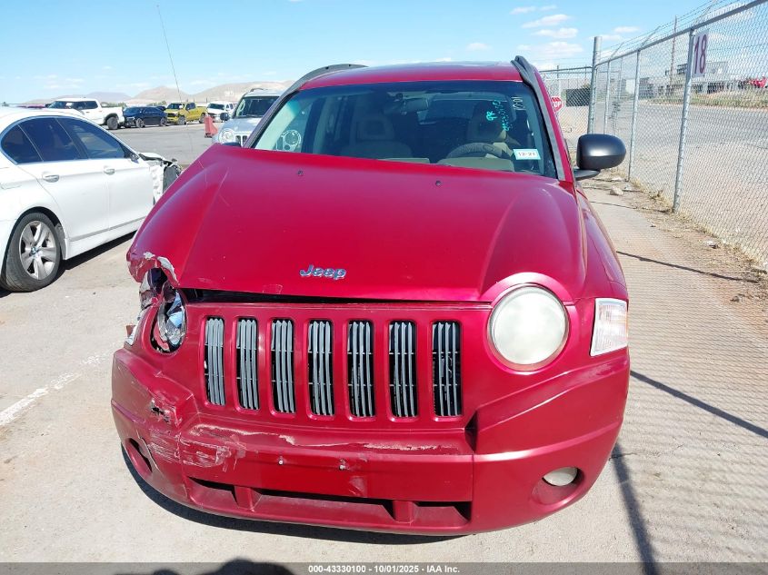 2008 Jeep Compass Sport VIN: 1J8FF47W38D782849 Lot: 43330100