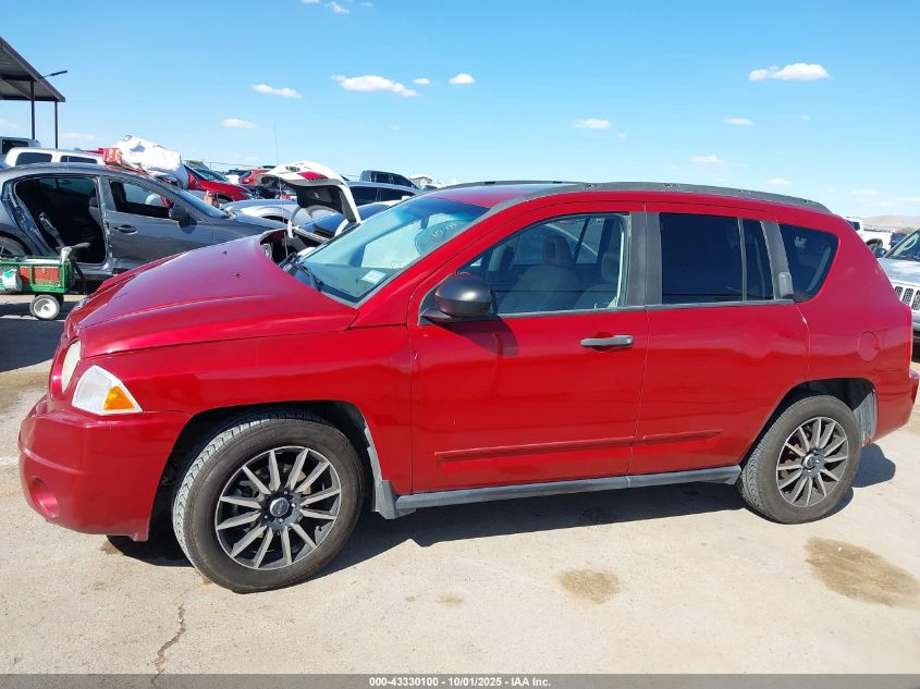 2008 Jeep Compass Sport VIN: 1J8FF47W38D782849 Lot: 43330100