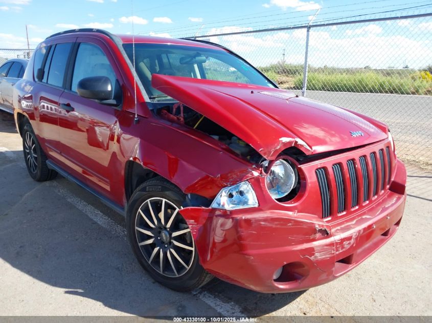 2008 Jeep Compass Sport VIN: 1J8FF47W38D782849 Lot: 43330100
