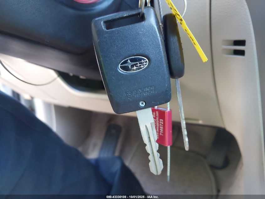 2008 Subaru Legacy 2.5I VIN: 4S3BL616287225707 Lot: 43330108