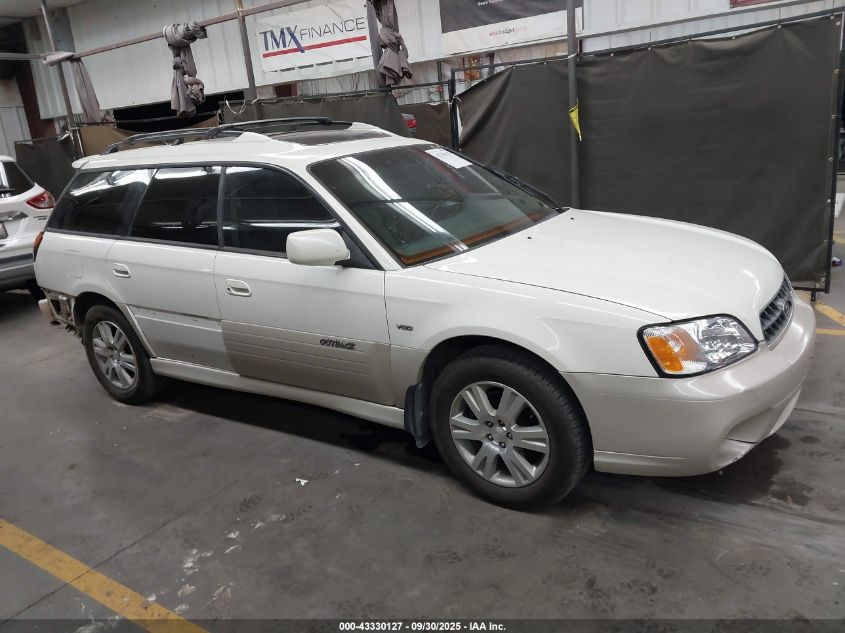 2004 Subaru Outback H6-3.0 Vdc VIN: 4S3BH896147609425 Lot: 43330127