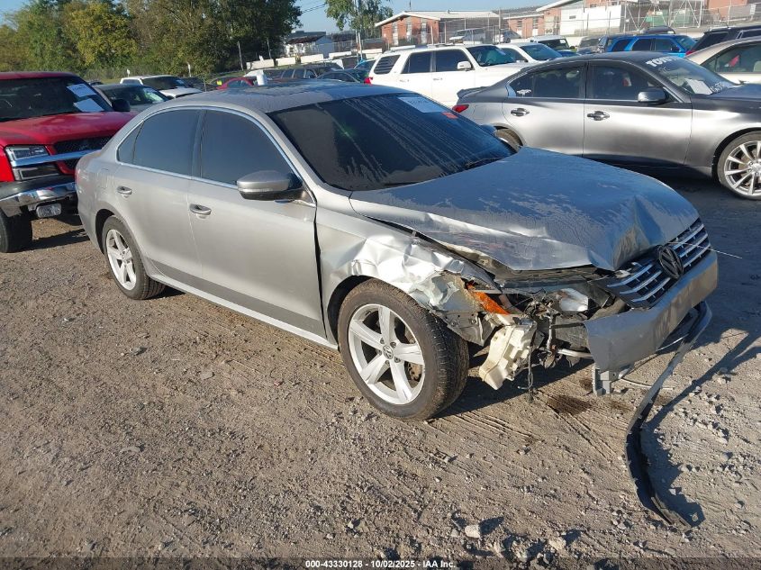 2012 Volkswagen Passat 2.0L Tdi Se VIN: 1VWBN7A30CC108551 Lot: 43330128