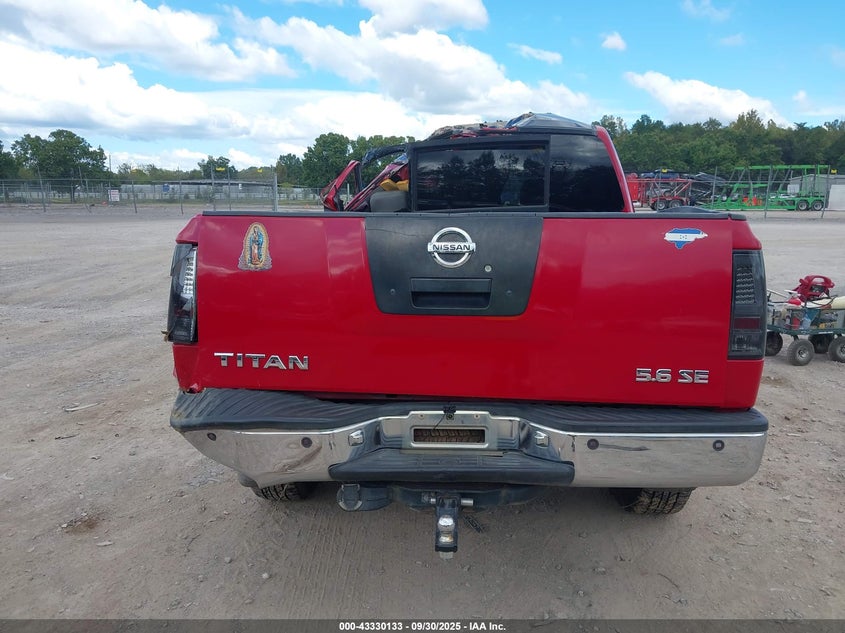 2006 Nissan Titan Se VIN: 1N6BA07A96N543179 Lot: 43330133