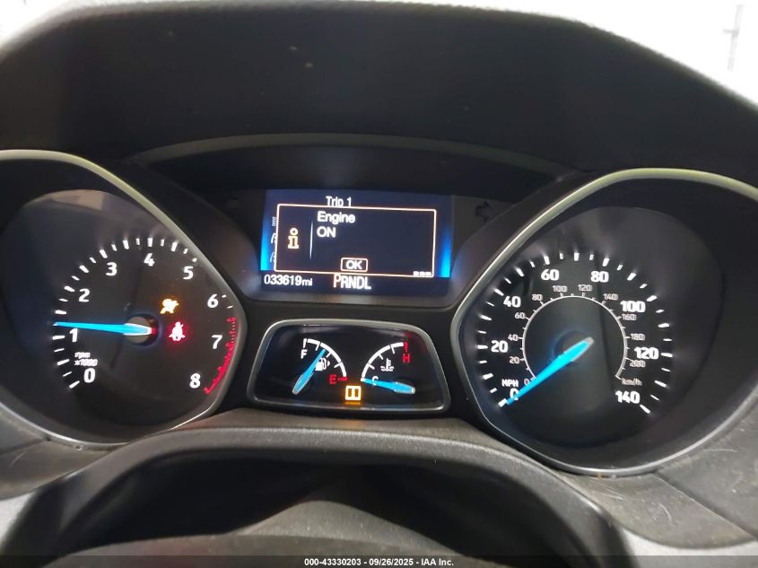 2015 Ford Focus S VIN: 1FADP3E24FL342136 Lot: 43330203