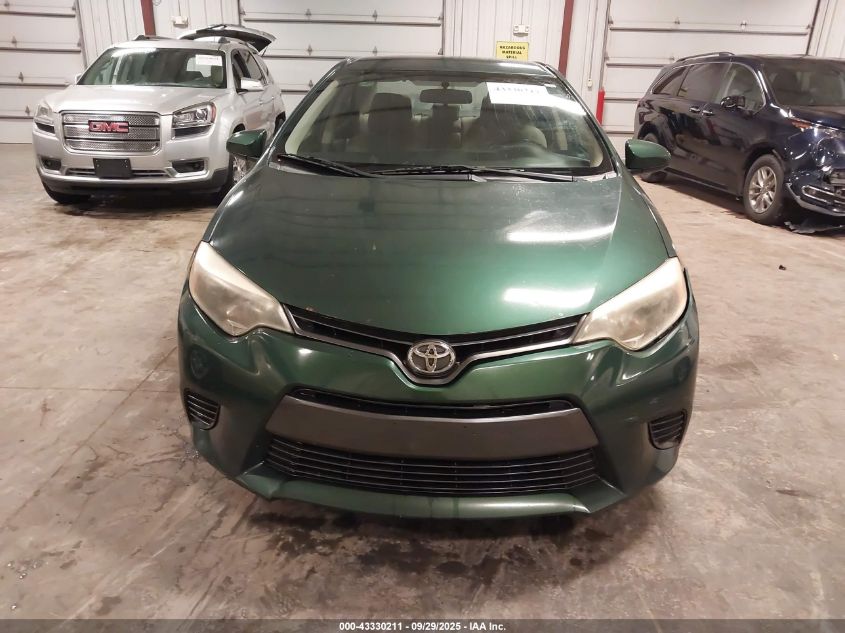 2016 Toyota Corolla Le VIN: 2T1BURHE1GC657164 Lot: 43330211
