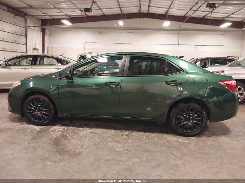 2016 Toyota Corolla Le VIN: 2T1BURHE1GC657164 Lot: 43330211