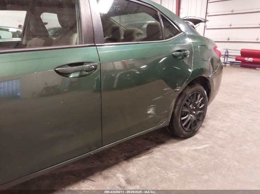 2016 Toyota Corolla Le VIN: 2T1BURHE1GC657164 Lot: 43330211