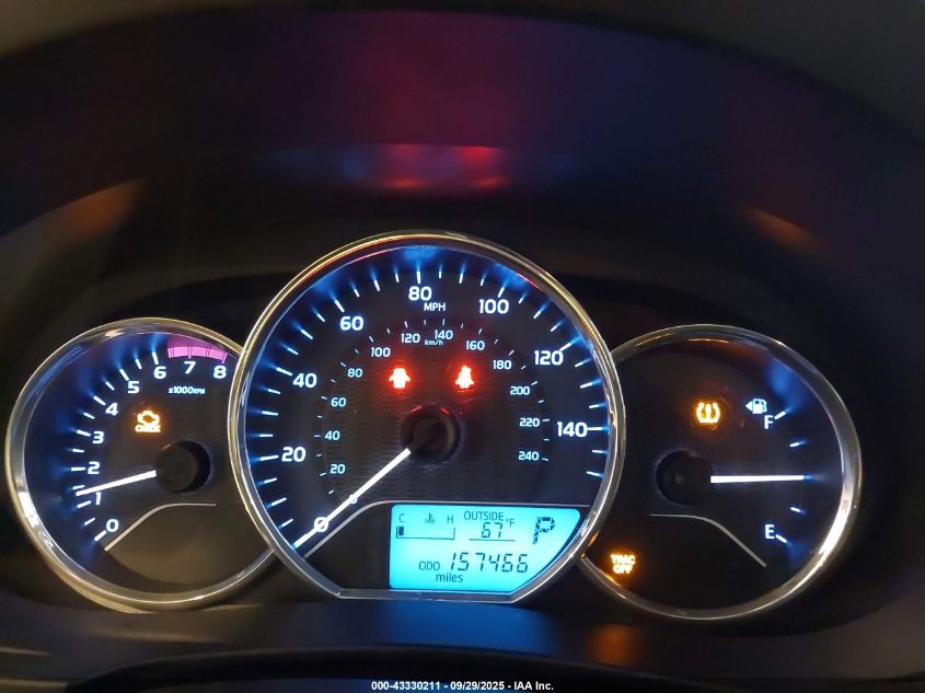 2016 Toyota Corolla Le VIN: 2T1BURHE1GC657164 Lot: 43330211