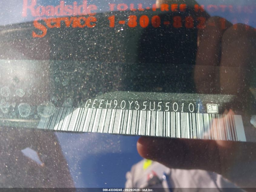 2005 Cadillac Deville Standard VIN: 1GEEH90Y35U550101 Lot: 43330245