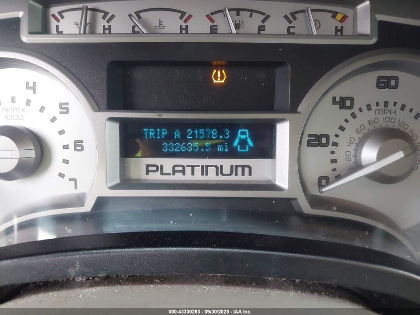 2009 Ford F-150 King Ranch/Lariat/Platinum/Xl/Xlt VIN: 1FTPW12V39FA49943 Lot: 43330263