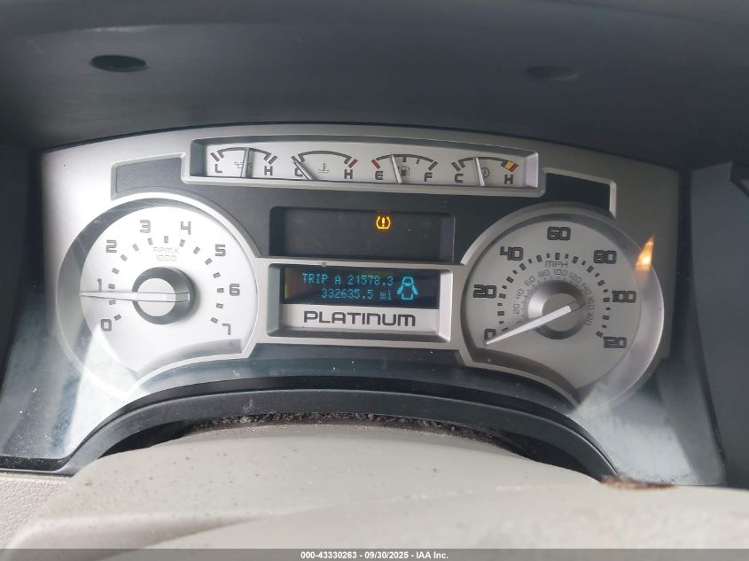 2009 Ford F-150 King Ranch/Lariat/Platinum/Xl/Xlt VIN: 1FTPW12V39FA49943 Lot: 43330263