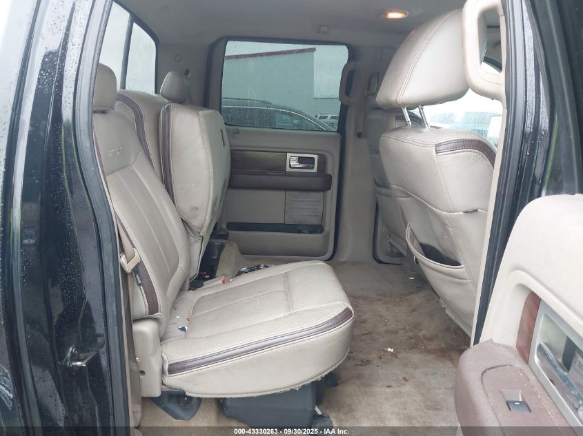 2009 Ford F-150 King Ranch/Lariat/Platinum/Xl/Xlt VIN: 1FTPW12V39FA49943 Lot: 43330263