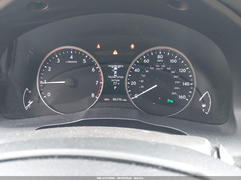 2013 Lexus Es 350 VIN: JTHBK1GG2D2026278 Lot: 43330265