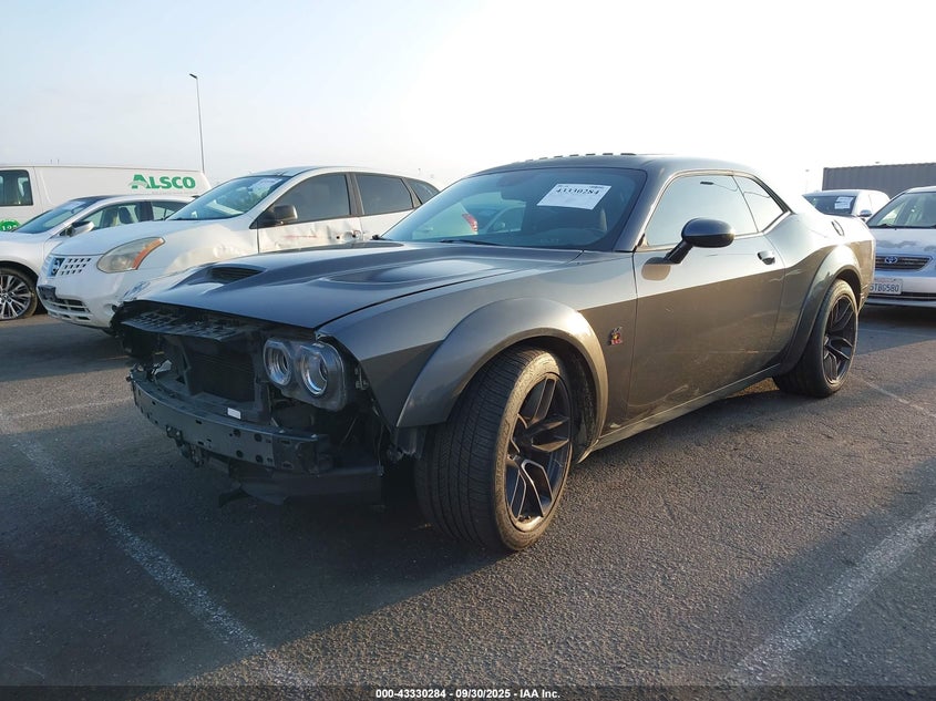 2019 Dodge Challenger R/T Scat Pack Widebody grey coupe gasoline 2C3CDZFJXKH708586 photo #3