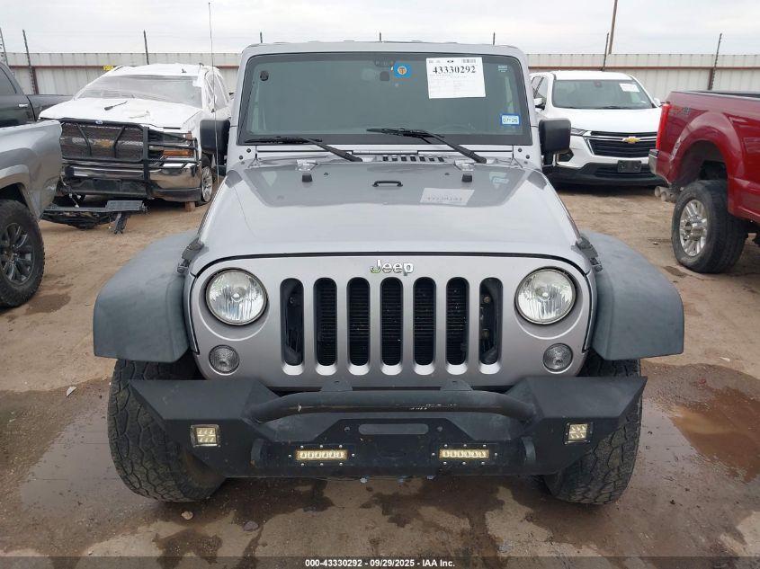 2017 Jeep Wrangler Unlimited Sport 4X4 VIN: 1C4HJWDG8HL596124 Lot: 43330292