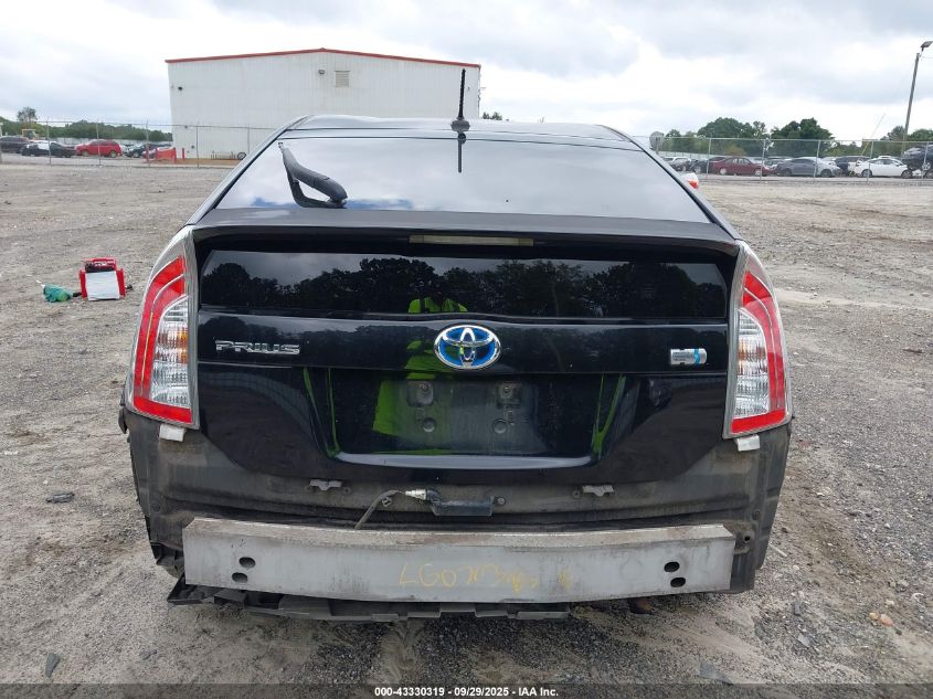 2013 Toyota Prius Three Se VIN: JTDKN3DU6D5612639 Lot: 43330319