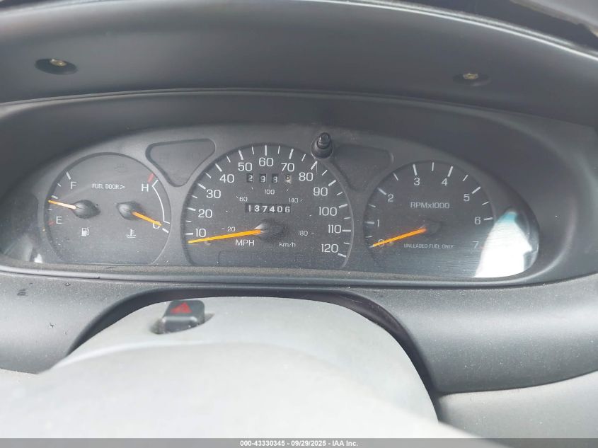 1998 Mercury Sable Ls VIN: 1MEFM53S2WA651267 Lot: 43330345