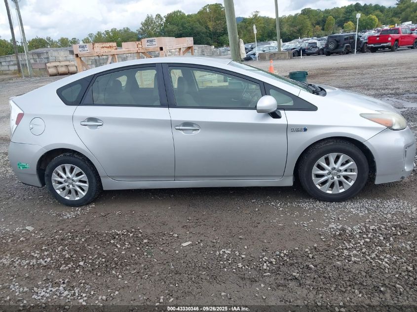 2012 Toyota Prius Plug-In VIN: JTDKN3DP7C3030148 Lot: 43330346