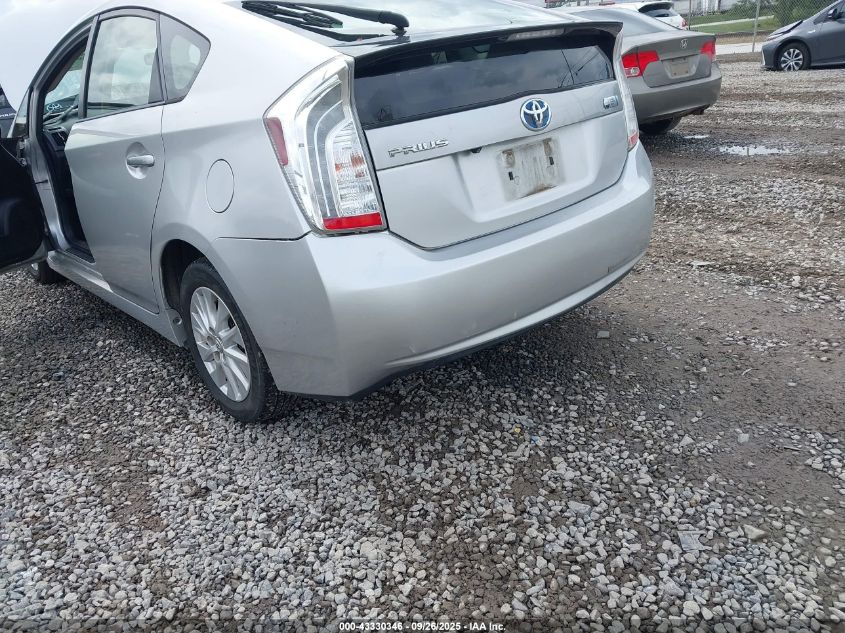 2012 Toyota Prius Plug-In VIN: JTDKN3DP7C3030148 Lot: 43330346