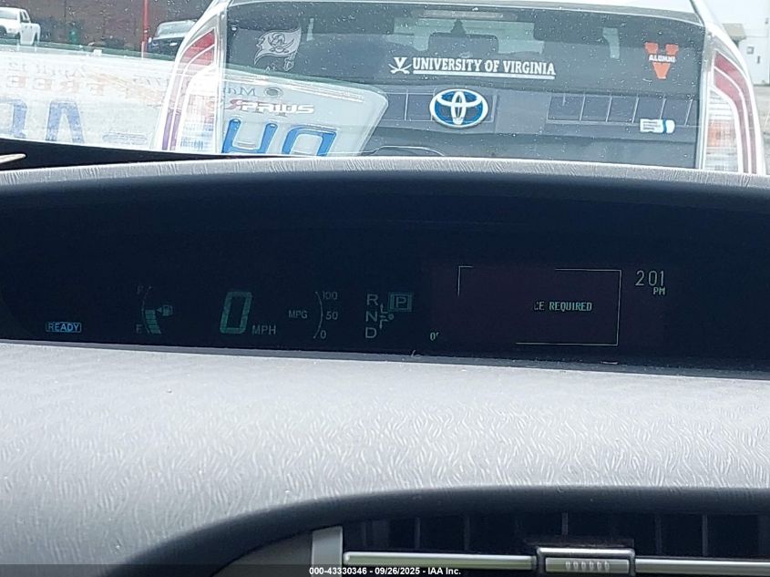 2012 Toyota Prius Plug-In VIN: JTDKN3DP7C3030148 Lot: 43330346