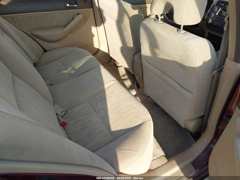 2003 Honda Civic Lx VIN: 2HGES16513H624917 Lot: 43330355