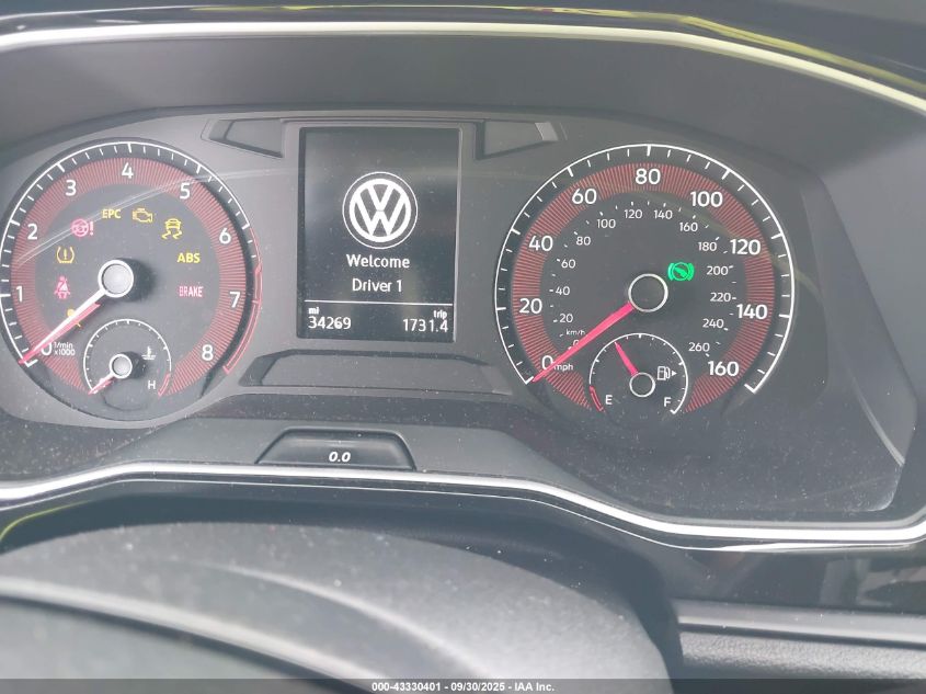 2019 Volkswagen Jetta 1.4T R-Line/1.4T S/1.4T Se VIN: 3VWC57BUXKM259101 Lot: 43330401