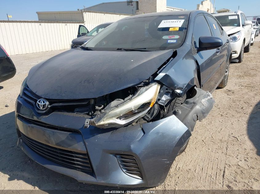 2015 Toyota Corolla Le VIN: 5YFBURHE8FP265023 Lot: 43330414