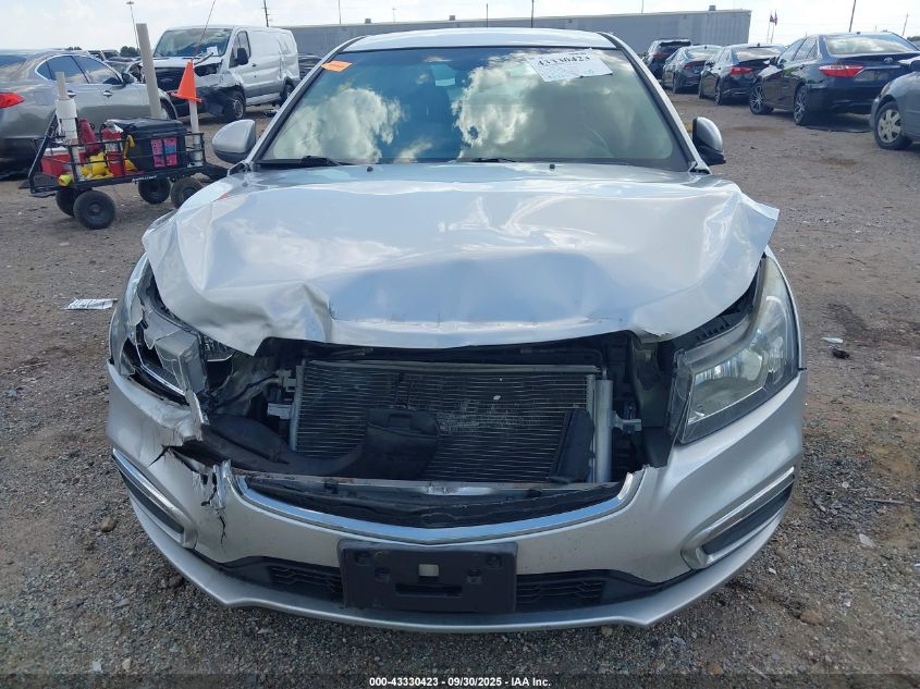 2016 Chevrolet Cruze Limited 1Lt Auto VIN: 1G1PE5SBXG7122547 Lot: 43330423