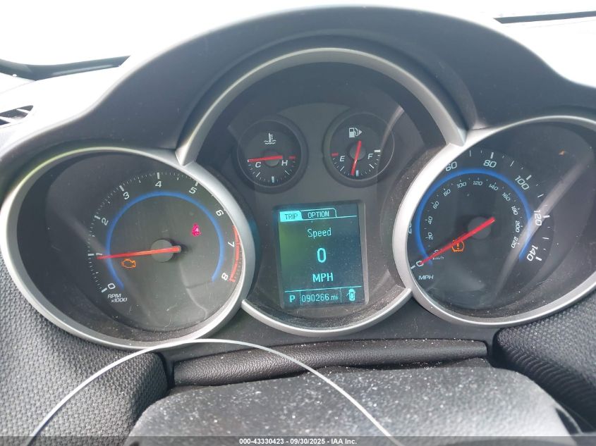 2016 Chevrolet Cruze Limited 1Lt Auto VIN: 1G1PE5SBXG7122547 Lot: 43330423