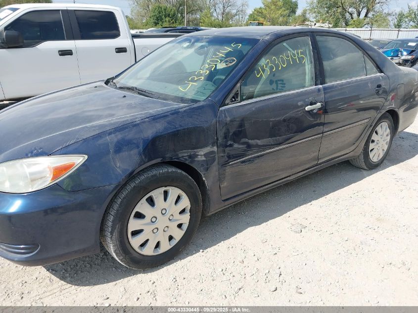 2002 Toyota Camry Xle VIN: 4T1BE30K12U555480 Lot: 43330445