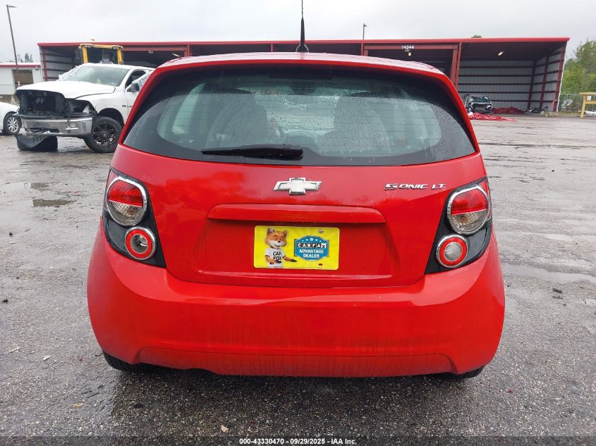 2013 Chevrolet Sonic Lt Auto VIN: 1G1JC6SH7D4180537 Lot: 43330470
