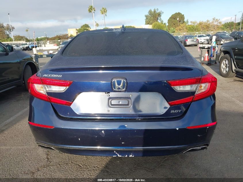 2018 Honda Accord Ex-L 2.0T VIN: 1HGCV2F51JA000356 Lot: 43330517