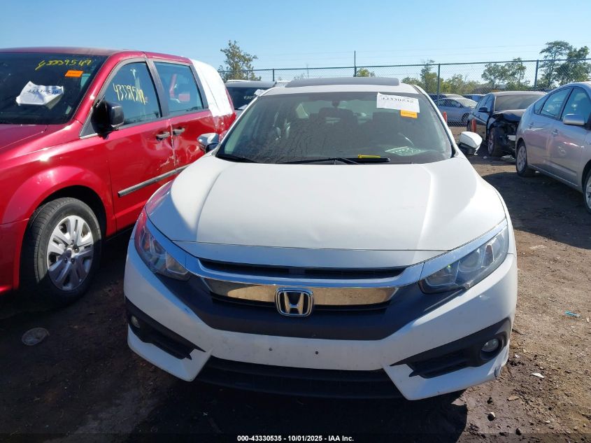 2017 Honda Civic Ex-T VIN: 19XFC1F3XHE033406 Lot: 43330535