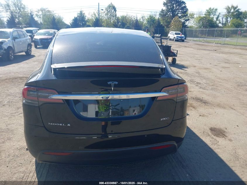 2018 Tesla Model X 100D/75D/P100D VIN: 5YJXCBE27JF101499 Lot: 43330567
