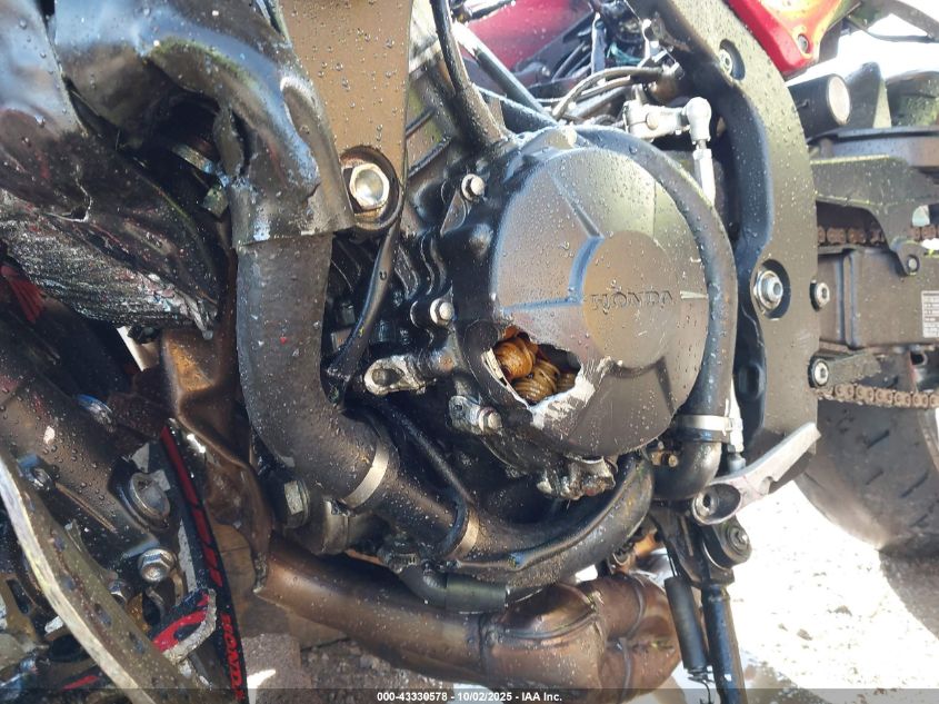 2021 Honda Cbr600 Rr VIN: JH2PC40J8MK700100 Lot: 43330578