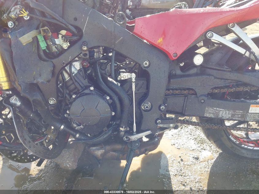 2021 Honda Cbr600 Rr VIN: JH2PC40J8MK700100 Lot: 43330578