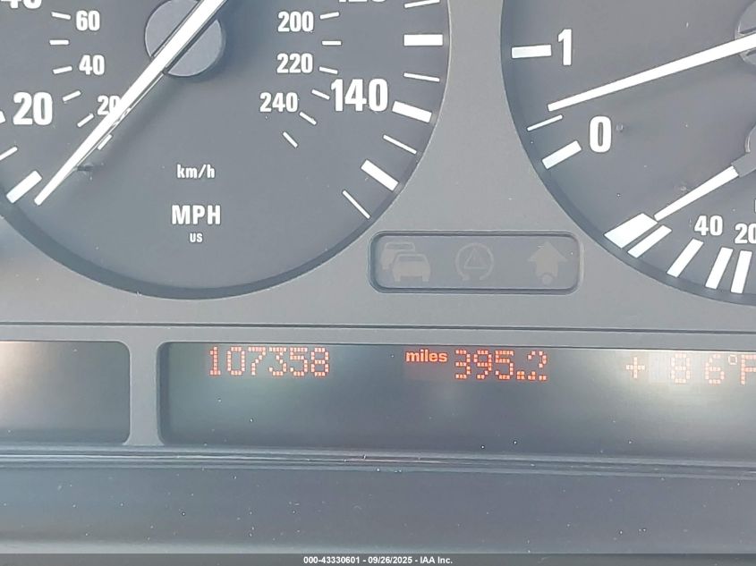 2002 BMW 540Ia VIN: WBADN63412GN85148 Lot: 43330601