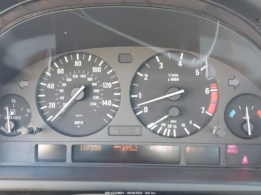 2002 BMW 540Ia VIN: WBADN63412GN85148 Lot: 43330601