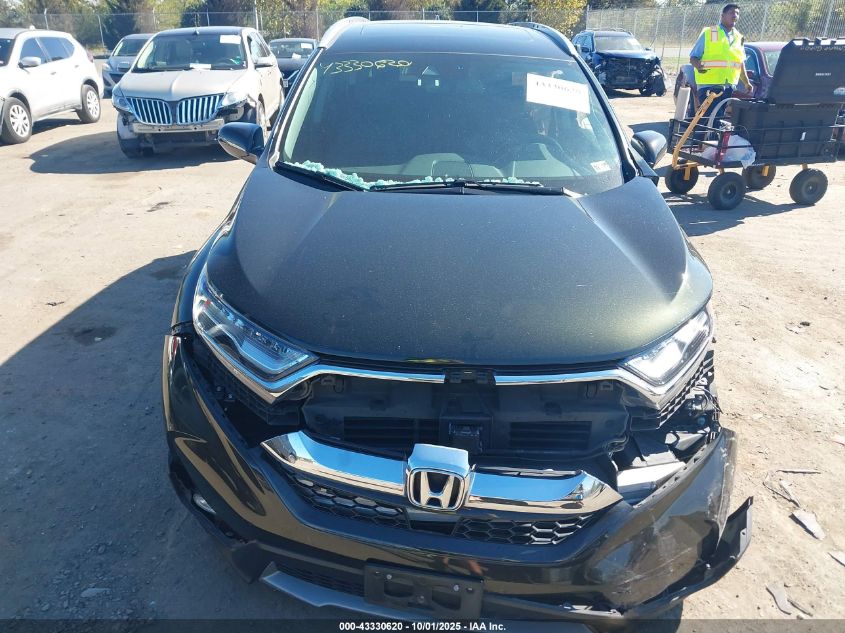 2018 Honda Cr-V Touring VIN: 7FARW2H90JE062588 Lot: 43330620