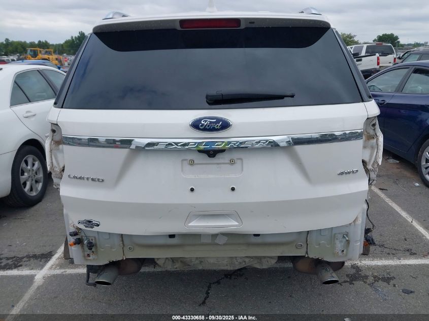 2016 Ford Explorer Limited VIN: 1FM5K8F87GGB98164 Lot: 43330658
