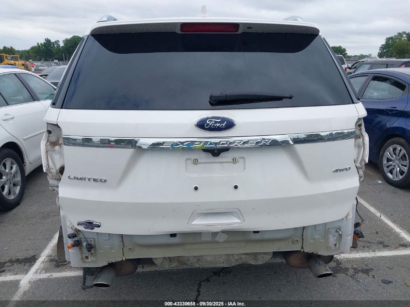 2016 Ford Explorer Limited VIN: 1FM5K8F87GGB98164 Lot: 43330658