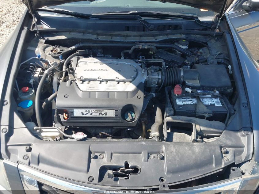2010 Honda Accord 3.5 Ex-L VIN: 1HGCP3F88AA015222 Lot: 43330681