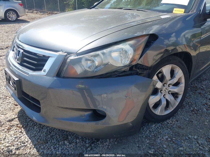 2010 Honda Accord 3.5 Ex-L VIN: 1HGCP3F88AA015222 Lot: 43330681