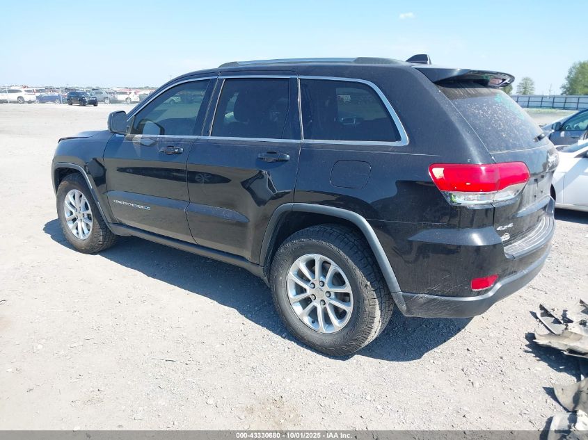 2015 Jeep Grand Cherokee Laredo VIN: 1C4RJFAG4FC602006 Lot: 43330680